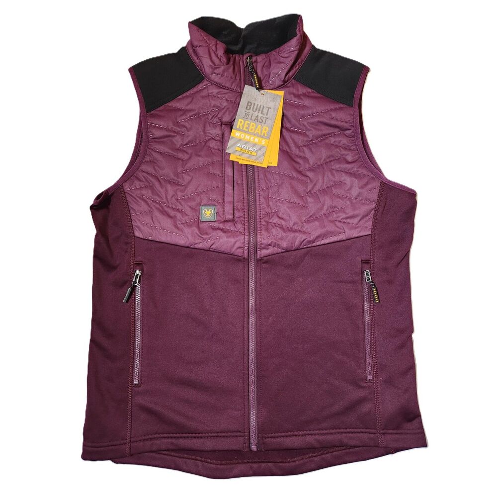 Ariat Rebar Cloud 9 Insulated Vest Women’s Medium Potent Purple